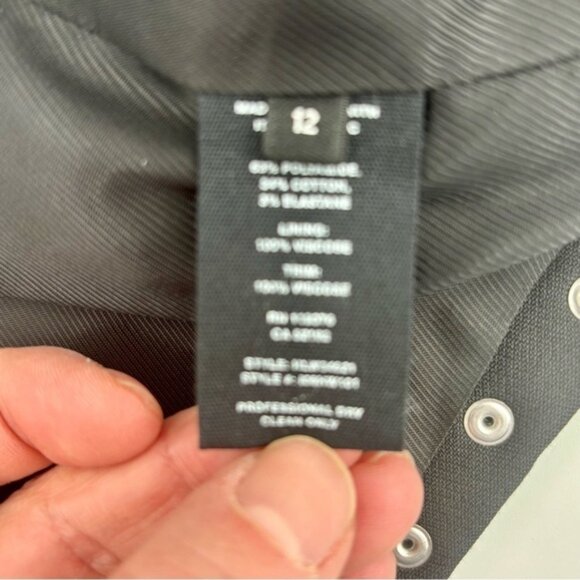 Helmut Lang Womens Studded Blazer Jacket Black 12 - Picture 13 of 13